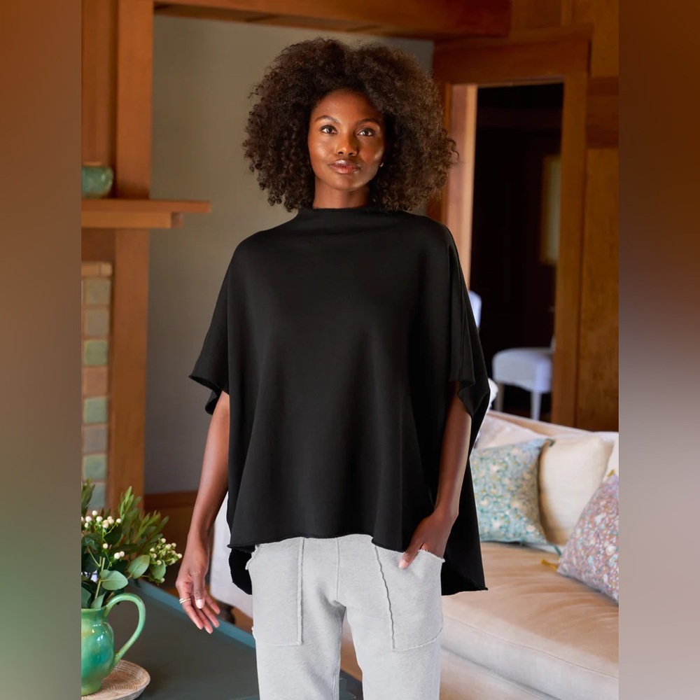 Frank & Eileen Audrey‎ Funnel Neck Capelet One Size NWOT - Picture 5 of 10